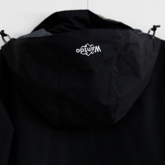 Wantdo black jacket removable hood size S small women's ski layer windbreaker - Picture 5 of 7